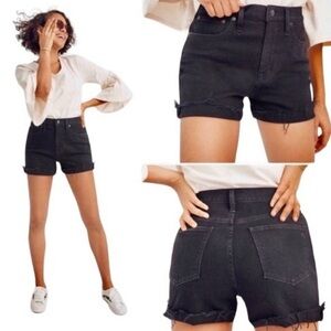 Madewell Classic Black Denim Women's Shorts